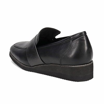 テーン tehen クッションインソールで履き心地抜群、きれいめローファー　TN1775 BLACK 23.0