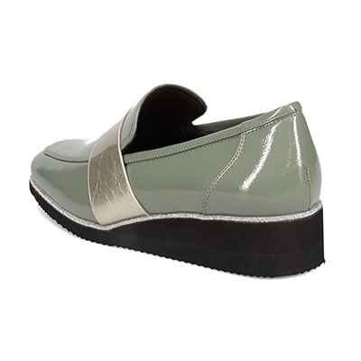 テーン tehen クッションインソールで履き心地抜群、きれいめローファー　TN1775 BLACK 23.0