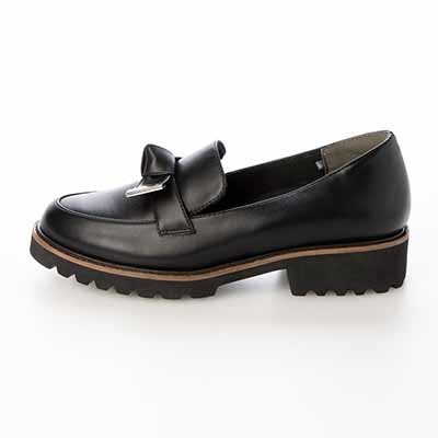 テーン tehen 高みえきれいめローファー　TN1792 BLACK 23.0