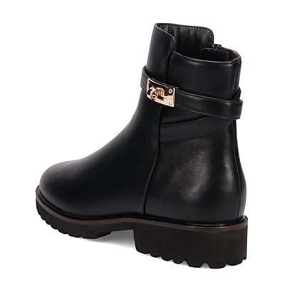 【撥水仕様】テーン tehen スタイリングの完成度を高めてくれるトレンドタンクソールブーツ　TN1799 BLACK 23.0