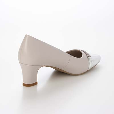 テーン tehen 品格と華やかさを纏う、5.5cm大人のスクエアトゥパンプス　TN1870 BLACK 23.0