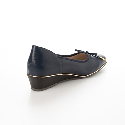 テーン tehen 柔らかアッパー♪ベーシックリボンパンプス TN4016 NAVY 23.0