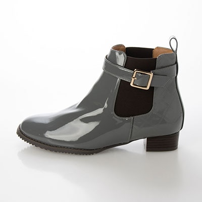 【撥水仕様】テーン tehen 雨の日も安心♪撥水サイドゴアブーツ　TN5002 GRAY M　(23.0～23.5)