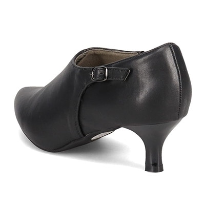 テーン tehen シンプルデザインで活躍間違いなし  バックル付きアーモンドトゥブーティ  TN5505 GRAY-SILKY 23.0