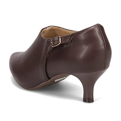 テーン tehen シンプルデザインで活躍間違いなし  バックル付きアーモンドトゥブーティ  TN5505 GRAY-SILKY 23.0