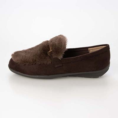 テーン tehen ビットとファー付きドライビングシューズ TN5704 D-BROWN 23.0