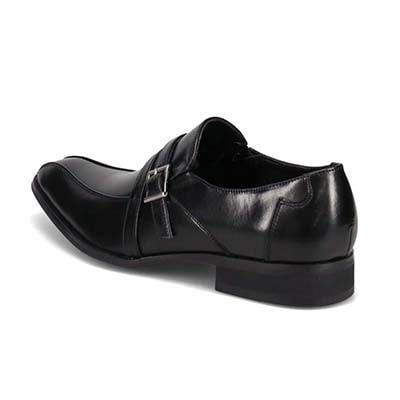 ヴィア カミーノ via cammino　モンクストラップドレスシューズ　VC2506 BLACK 25.0