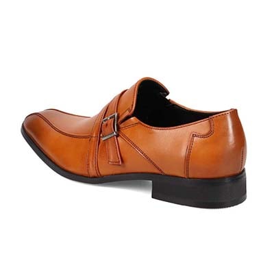 ヴィア カミーノ via cammino　モンクストラップドレスシューズ　VC2506 L-BROWN 25.0