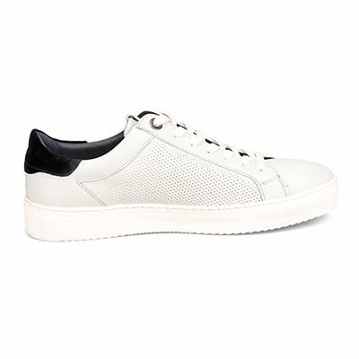 LANVIN en Bleu　パンチングＭＩＸ メッシュコートスニーカー　86473 WHITE 25