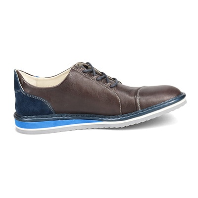 LANVIN en Bleu レースアップ カジュアルシューズ 86474(25.0 D