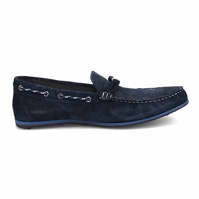 LANVIN en Bleu ブロックチェックエンボスレザー ドライビング LANVIN en Bleu ブロックチェックエンボスレザー ドライビング