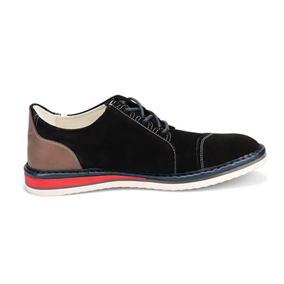 LANVIN エナメルレースアップシューズ 黒