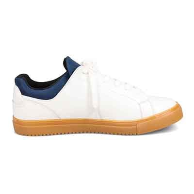 ビークラシック BEE CLASSIC　4cm4時間防水仕様 レザースニーカー　CB6055H WHITE 25.0