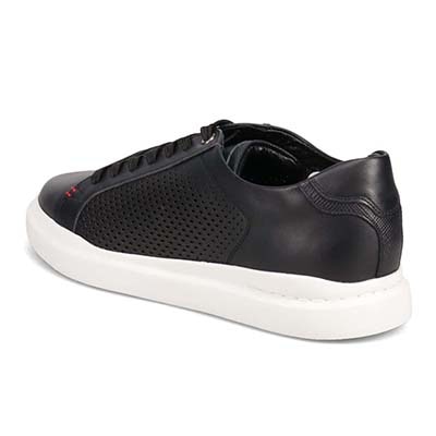 モデロ MODELLO レースアップカジュアルレザースニーカー　DM2751 BLACK-MS 25.0