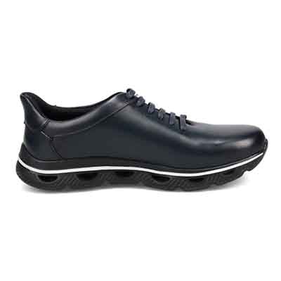 モデロ MODELLO 「Recovery Shiatsu Insole」搭載で指圧効果により血行をよくする。 レザースニーカー　DM3342R NAVY 25.0