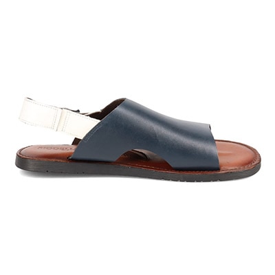 世界初のカバロス加工シリーズ モデロ MODELLO レザーサンダル　DM5131 NAVY/C 40 (25.0～25.5)