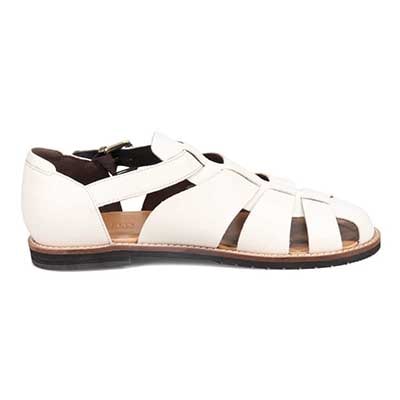 世界初のカバロス加工シリーズ  モデロ MODELLO グルカサンダル　DM5133 WHITE M (25.5～26.0cm)