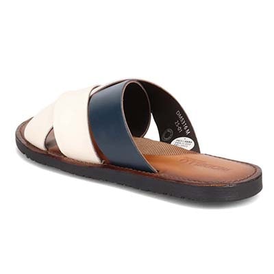 モデロ MODELLO レザーサンダル　DM5316 WHITE/NAVY M(25.0～25.5cm)