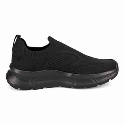 モデロ MODELLO 「Recovery Shiatsu Insole」搭載で指圧効果により血行をよくする。厚底ニット スリッポンスニーカー　DM6531R BLACK 25.0
