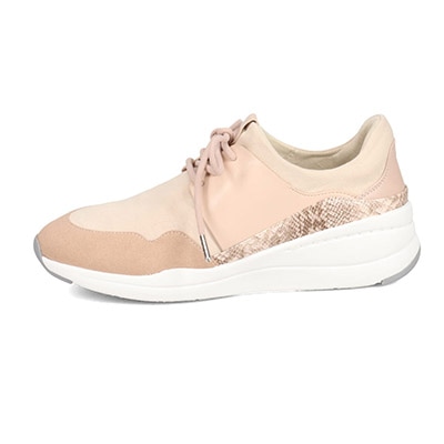 モデロ MODELLO 今まで感じたことのない履き心地♪ 『airshoot』シリーズ  ストレッチレースアップスニーカー　DML10107 BEIGE/C 23.0