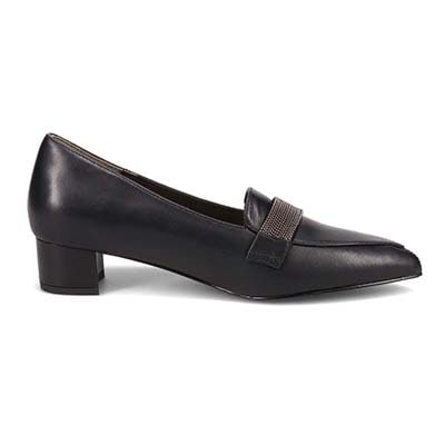 【撥水仕様】モデロ MODELLO ポインテッドローファー　DML1927 BLACK 23.0