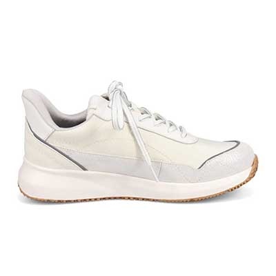 モデロ MODELLO 「リカバリーインソール」搭載で指圧効果により血行を115％促進。Recovery軽量ソールナイロンスニーカー　DML6067R WHITE 23.0