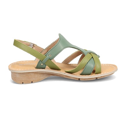 モデロ MODELLO クリーンナチュラル サンダル　DML7128 GREEN/C M　(23.0～23.5)