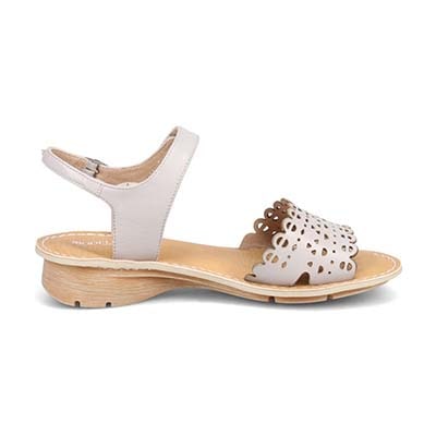 モデロ MODELLO カットワークサンダル　DML7155 GRAY M　(23.0～23.5)