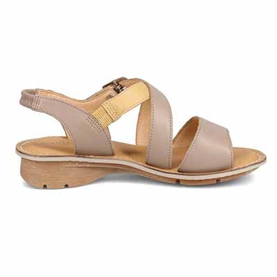 モデロ MODELLO 　ナチュラルレザーフットベットサンダル　DML7156 GREGE/C M　(23.0～23.5)