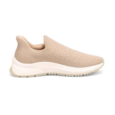 【撥水仕様】モデロ MODELLO ニットスリッポンスニーカー　DML8806 BEIGE 23.0