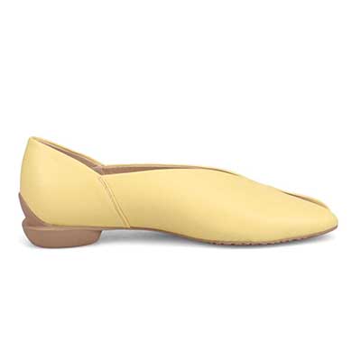 モデロ MODELLO 「リカバリーインソール」搭載で指圧効果により血行を115％促進。Recoveryオープンパンプス　DML8828R YELLOW 23.0