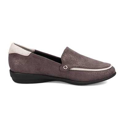 エル スポーツ ELLESPORT 【軽量】ストレッチ素材でフィット感アップ♪カジュアルスリッポンシューズ ESP11592C GRAY-M 23.0