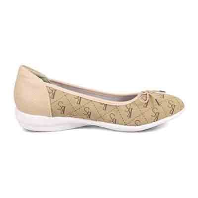 エル スポーツ ELLESPORT カジュアル軽量バレエシューズ ESP12503C BEIGE-PR 23.0