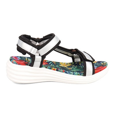 エル スポーツ ELLESPORT 軽量ウェッジスポーツサンダル  ESP12575 SILVER 23.0