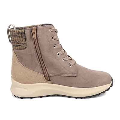 エル スポーツ ELLESPORT 撥水スエード調　レースアップブーツ  ESP12585 GRAY 23.0