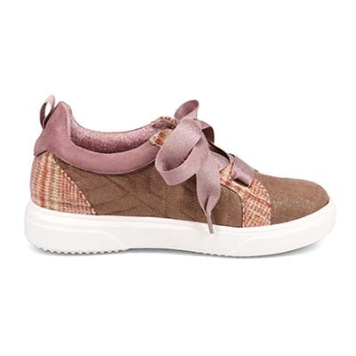 エル スポーツ ELLE SPORT スタイルアップリボンインヒールスニーカー　ESP12586V PINK/C 23.0