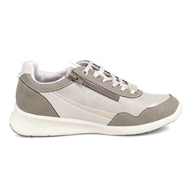 【撥水仕様】エル スポーツ ELLE SPORT 防水・防滑スニーカー　ESP12587V GRAY 23.0