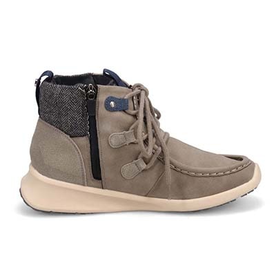 【4cm4時間防水設計】エル スポーツ ELLESPORT BLACK LABELシリーズ　レースアップカジュアルブーツ　ESP12590 GRAY2 23.0