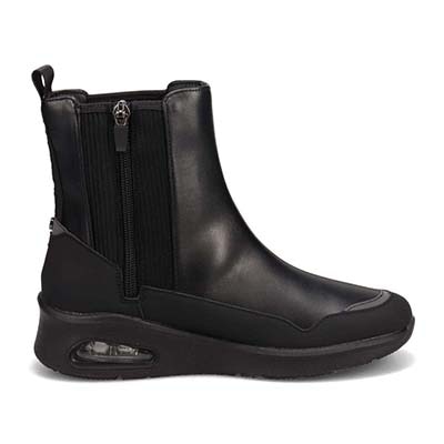 【4cm4時間防水設計】エル スポーツ ELLESPORT エアソールサイドゴアブーツ　ESP12600 BLACK 23.0