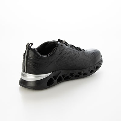 エル スポーツ ELLESPORT キャビティソールエンボススニーカー　ESP12601 BLACK 23.0