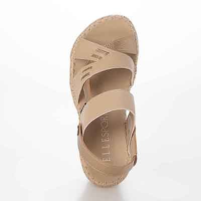 エル スポーツ ELLESPORT 　2WAYウェッジサンダル　ESP12741 OAK 23.0