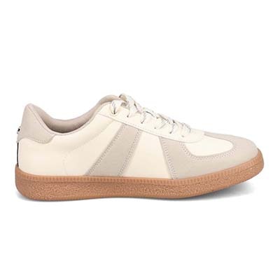 エル スポーツ ELLESPORT ジャーマントレーナースニーカー　ESP14508 WHITE 23.0