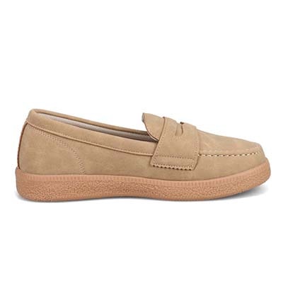 【ユニセックス】エル スポーツ ELLESPORT　オンオフ兼用！歩きやすさを追求したローファースニーカー　ESP14509 BEIGE 23.0