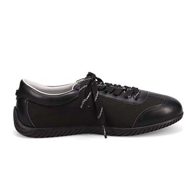 エル スポーツ ELLESPORT ドライビングレースアップスニーカー BLACK-TX 23.0