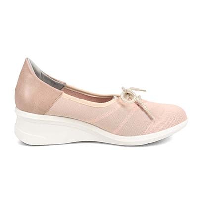 エル スポーツ ELLESPORT ニットレースアップシューズ　ESP14709 GRAY 23.0