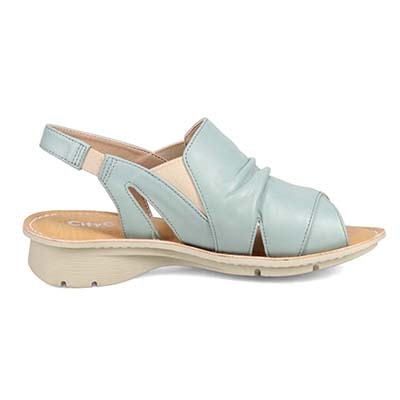 シティ ゴルフ City Golf アウトステッチ製法 ウェッジサマーサンダル GFL20103 BLACK M　(23.0～23.5)