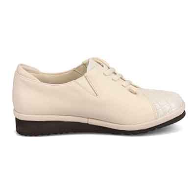 シティ ゴルフ City Golf 本格的なプラット製法 ゆったりとした足入れ カジュアルシューズ  GFL20105 IVORY/C 23.0