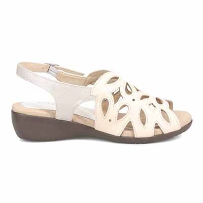 シティ ゴルフ City Golf  抜け感の甲デザインがきれいなサンダル　GFL20134 IVORY M　(23.0～23.5)