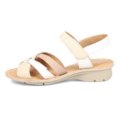 シティ ゴルフ City Golf  アウトステッチサンダル　GFL20135 BEIGE M　(23.0～23.5)