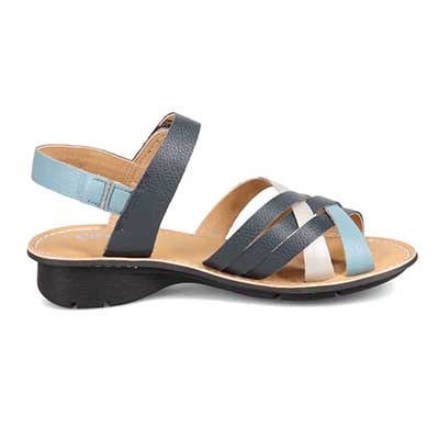 シティ ゴルフ City Golf  アウトステッチサンダル　GFL20135 BLUE M　(23.0～23.5)